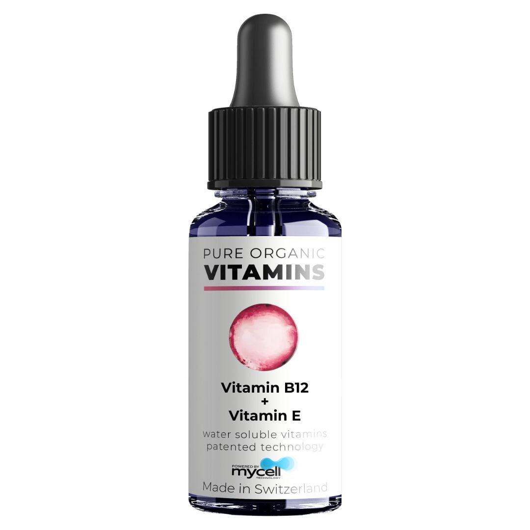 New Launch: High Strength Vitamin B12 Liquid Drops with Vitamin E - (50 Day Supply) - 99% Absorption - Swiss Made Patented Formula for Enhanced Energy & Focus - Like B12 Injections - Vegan